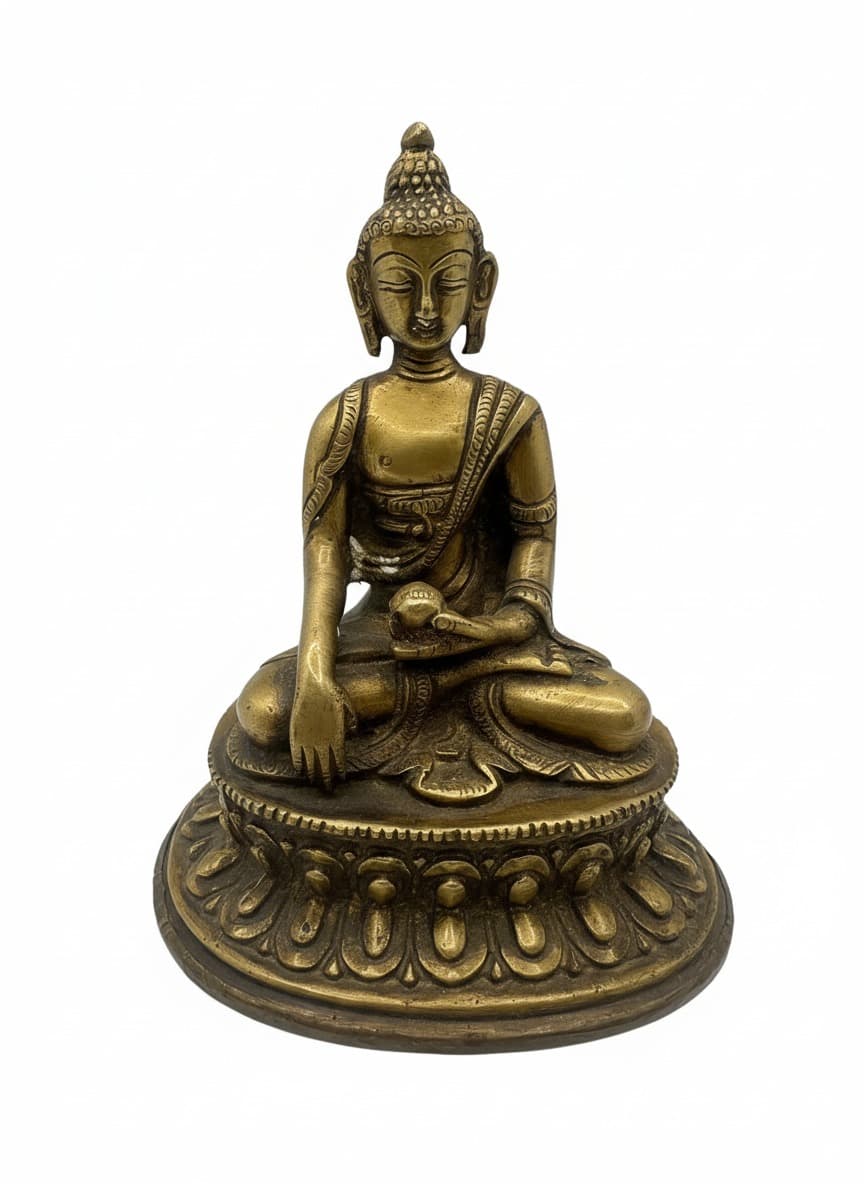 Shakyamuni Buddha Brass Statue