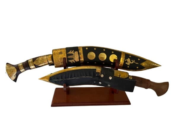 Twin Khukuri Display Set