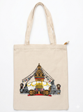 Baudda Stuppa Printed Tote Bag
