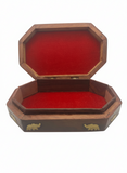 Handcrafted Wooden Jewellery Box  6"*3.5"