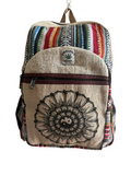 Mandala Print Eco-Friendly Hemp Backpack
