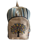 Tree Printed Eco-Friendly Hemp Backpack