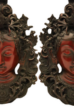 Antique Finish Decorative Tara Goddess Wall Mask