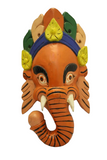 Wooden Ganesh Tika Mask