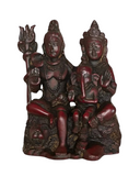 Handcrafted Shiva Parvati and Ganesh Statue